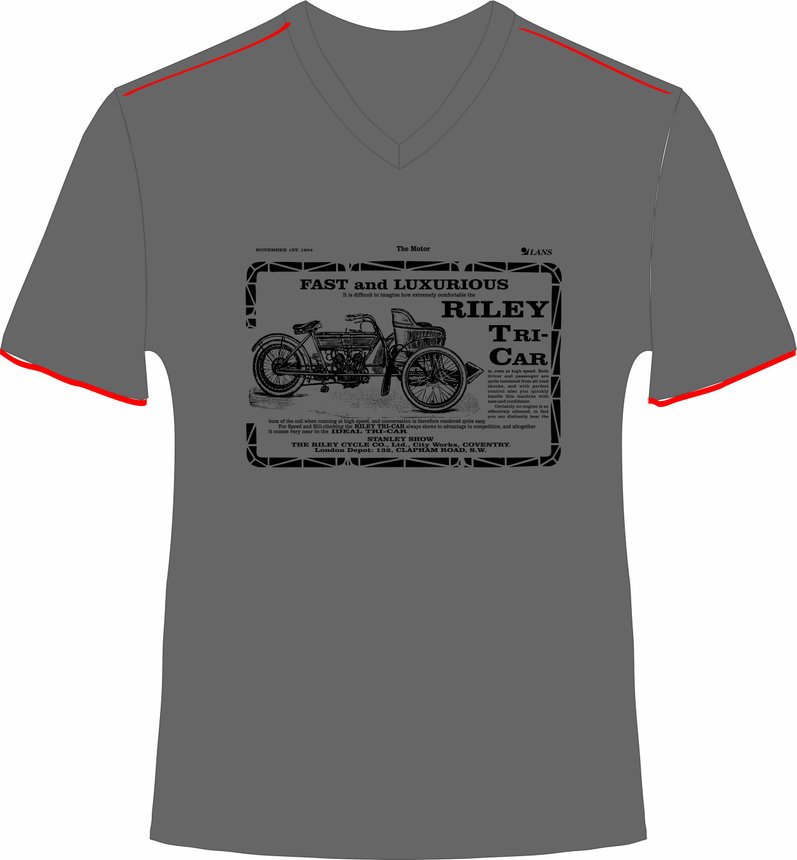 Мужская футболка Lans Трицикл, размер M, grey