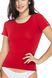 Жіноча футболка Lans з еластаном, розмір S - XL, червоний